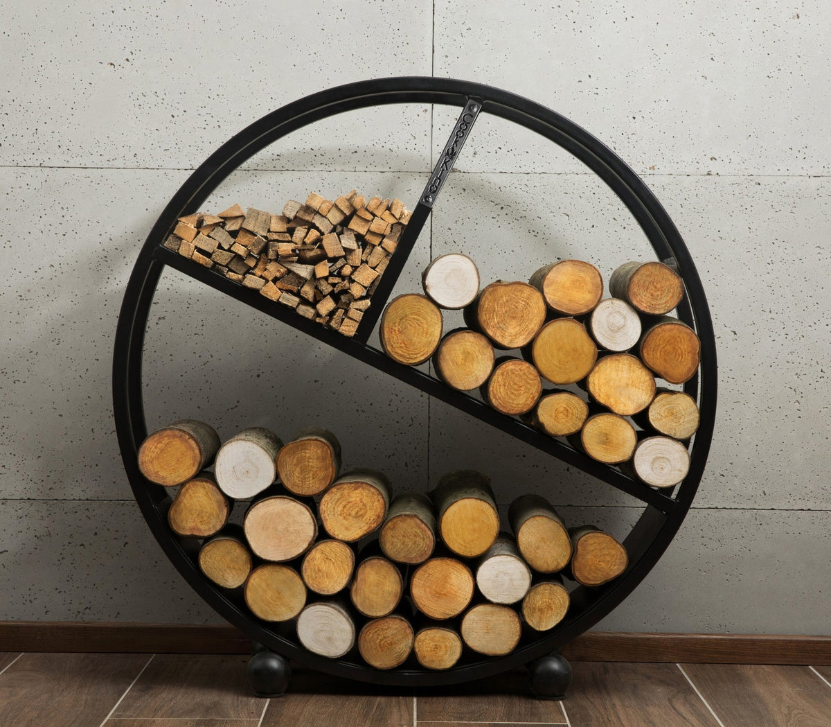 Portalegna per Camino "KALINA" 80 cm - 100 cm