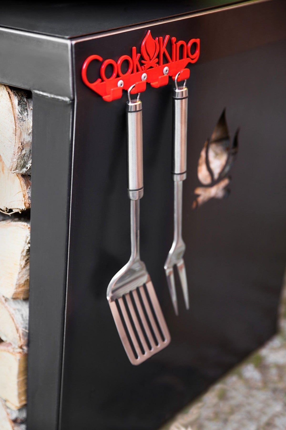 CookKing Premium Grill "SANTOS" – Realizzato a Mano in Acciaio Naturale