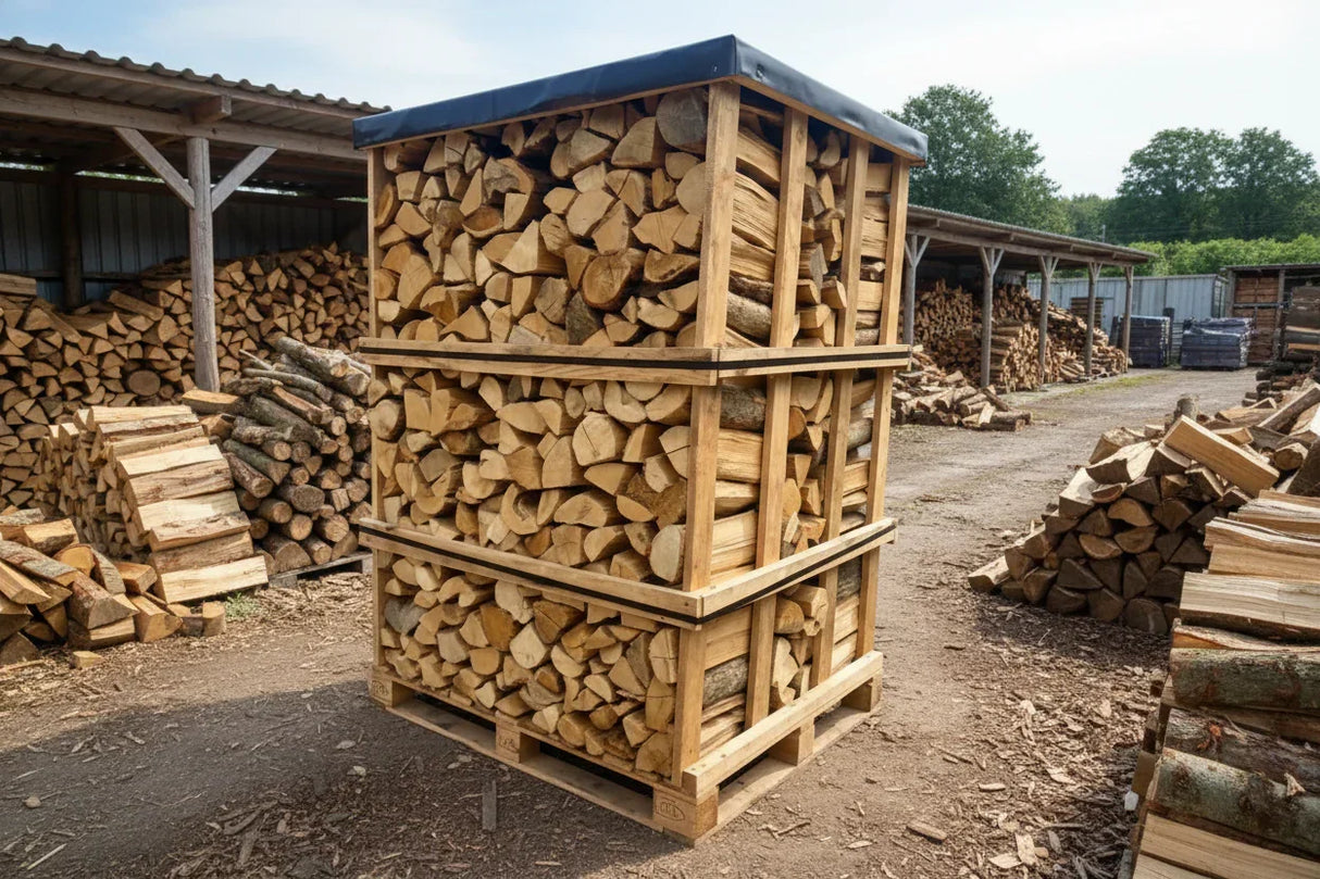 Bancale di Legna da Ardere 33 cm – 2,9 Steri – Qualità H1 G1
