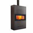 Piazzetta DAVOS MC 85/55 BL stufa caminetto a legna 11 kW