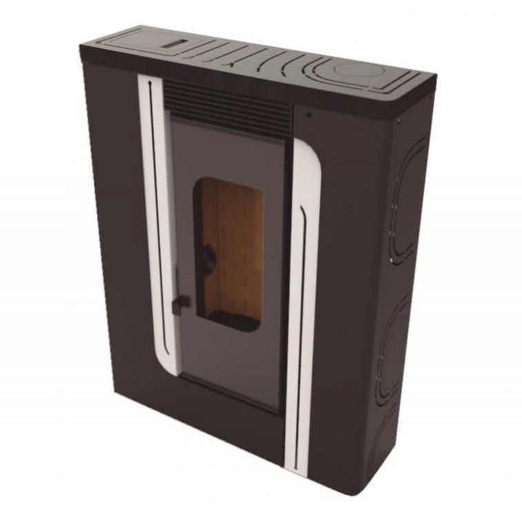 STUFA FM BP-400 K SLIM ARIA FRONTALE 12 KW