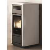 TERMOSTUFA A PELLET EDILKAMIN MILLA H 12 UP SERIE ACCIAIO/CERAMICA