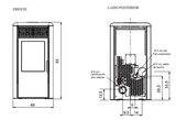 STUFA A PELLET CANALIZZABILE EDILKAMIN MODELLO CHIP2 PLUS