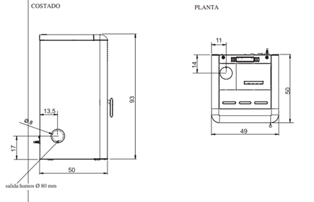 TERMOSTUFA A PELLET EDILKAMIN MODELLO IDROCHIP2