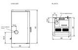 STUFA A PELLET CANALIZZABILE EDILKAMIN MODELLO CHIP2 PLUS