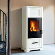 Piazzetta E928 C BCS stufa a legna 11,1 kW con bocchetta frontale