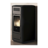 TERMOSTUFA A PELLET EDILKAMIN MILLA H 12 UP SERIE ACCIAIO/CERAMICA