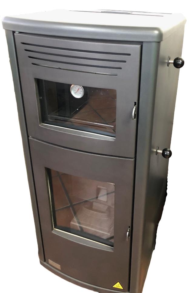 TERMOSTUFA A PELLET TEBA TP-30 CON FORNO